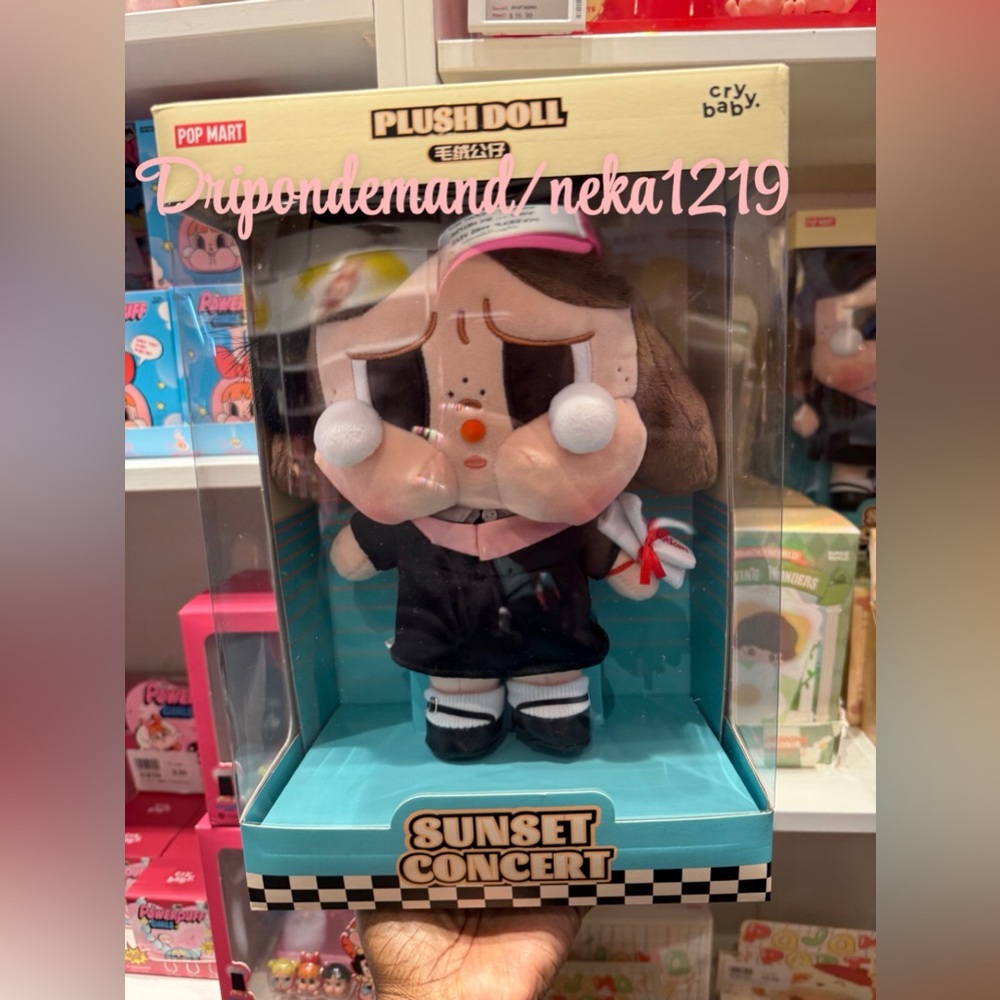 Pop Mart CRYBABY Sunset Concert Series-Plush Doll